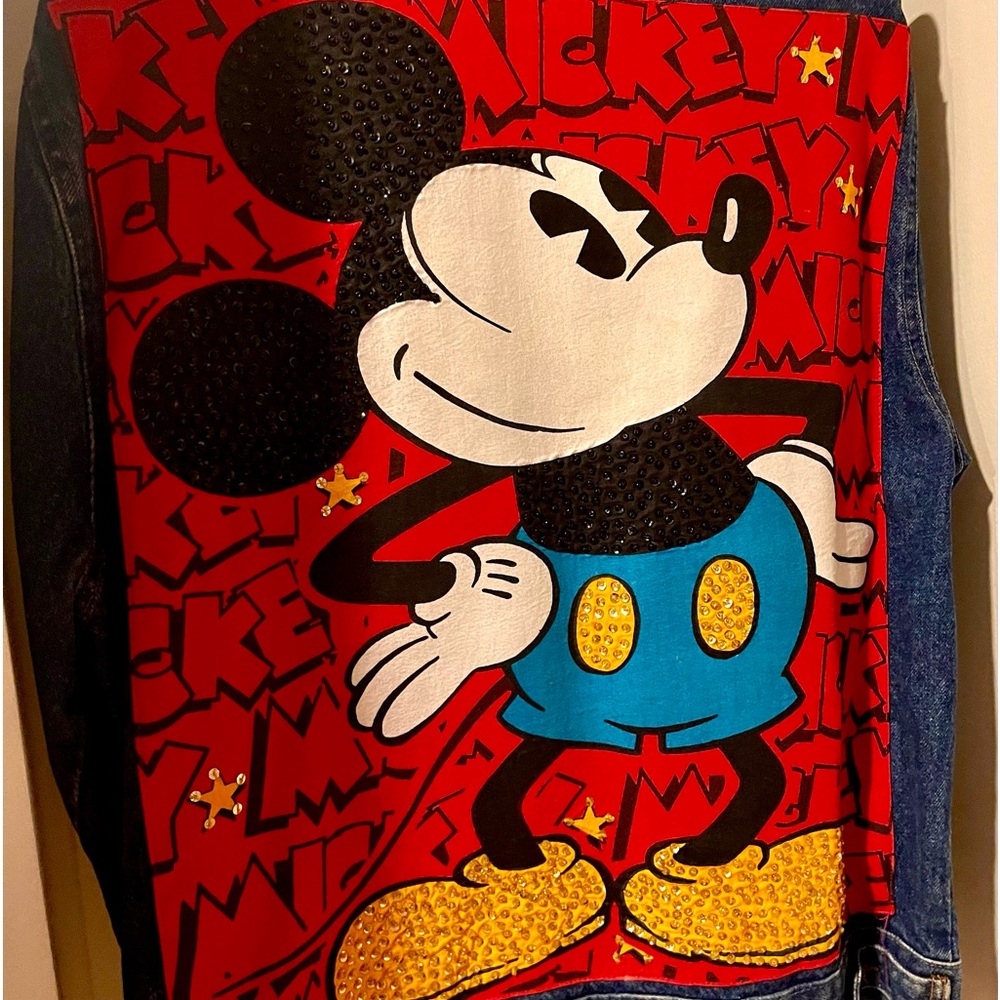 Mickey Mouse Vintage Denim Jacket L